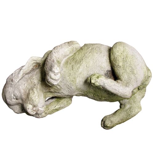 7" Playing Puppy Outdoor Statue
