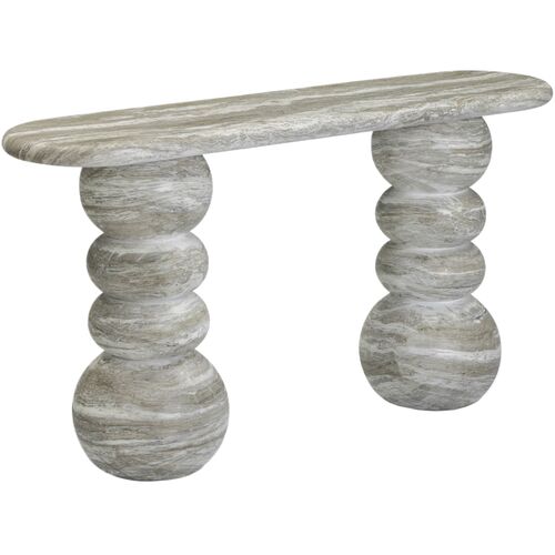 Prysm Concrete Console Table, Natural Stone Prysm Concrete Console Table, Natural Stone