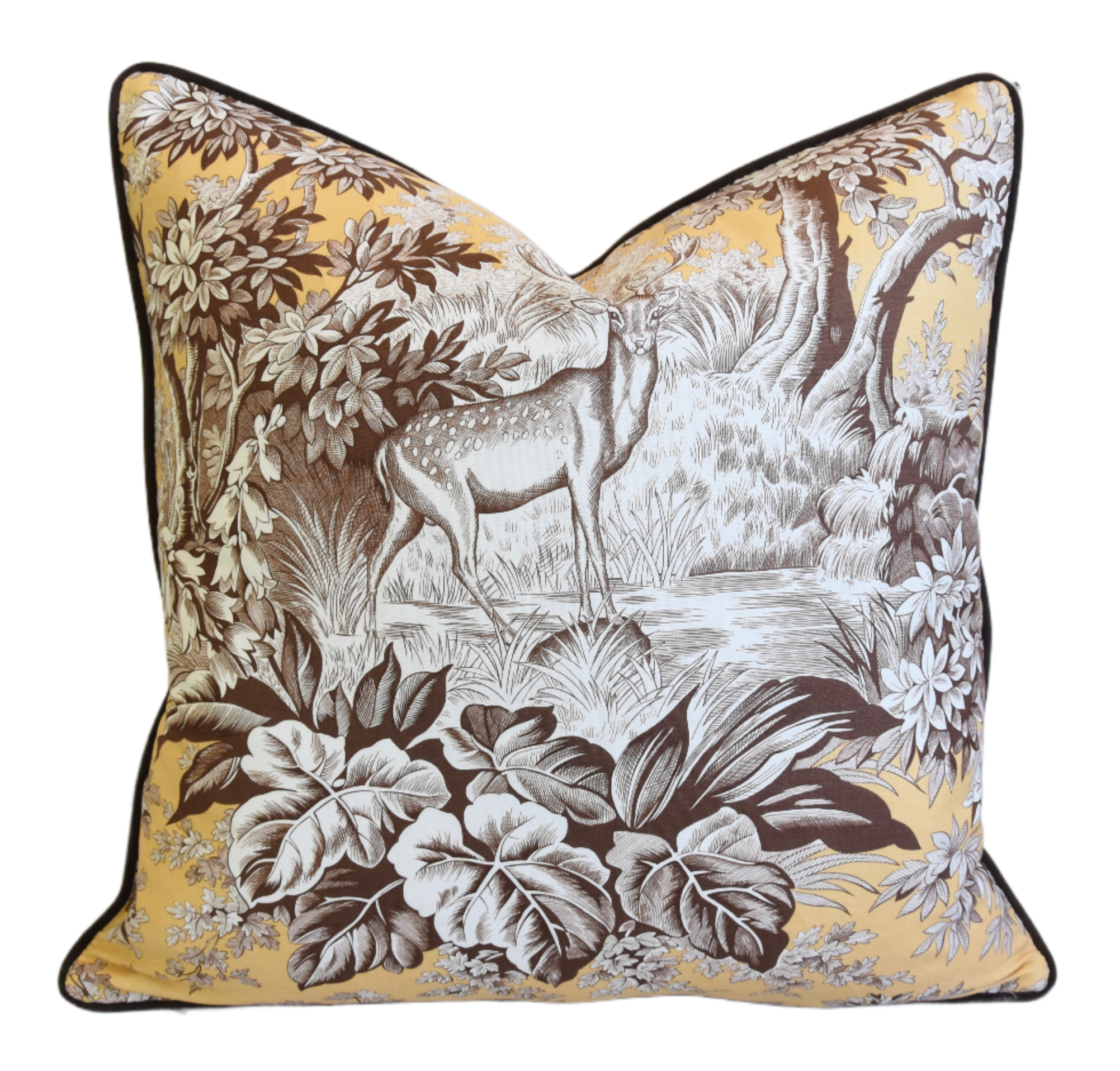 French Manuel Canovas Deer Pillow~P77696166