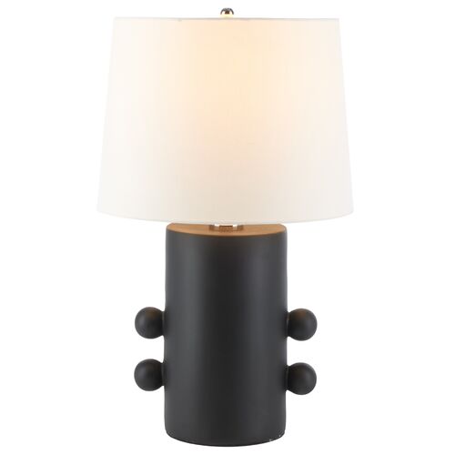 Rainey 25" Table Lamp, Black