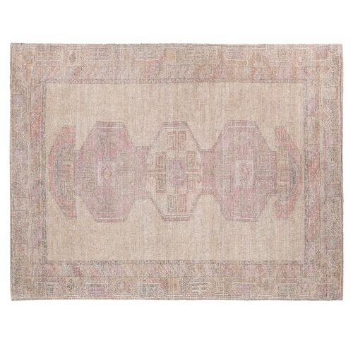 Kacie Handmade Traditional Rug, Beige