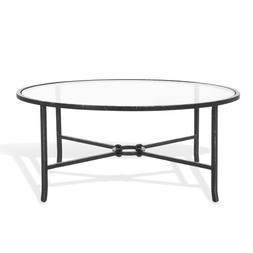 Amryx Forged Iron Round Coffee Table Amryx Forged Iron Round Coffee Table