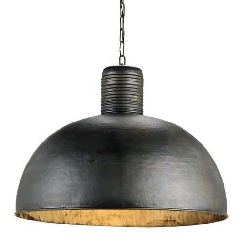 Saga Pendant, Dark Blackened Steel