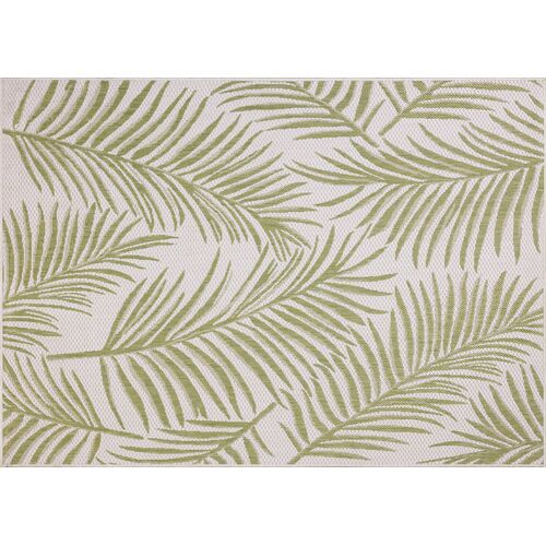 Bermuda Indoor/Outdoor Rug, Ivory/Green Bermuda Indoor/Outdoor Rug, Ivory/Green