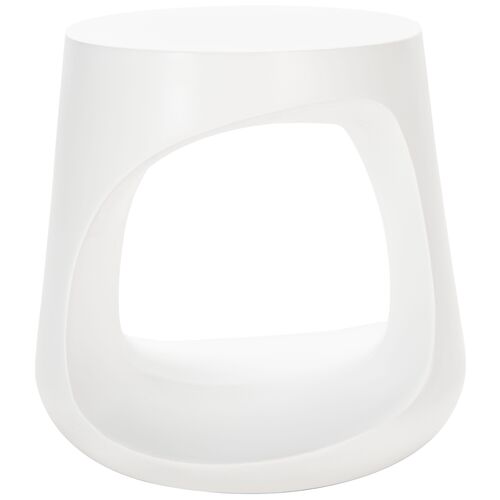 Oberon Outdoor Concrete Accent Stool Oberon Outdoor Concrete Accent Stool