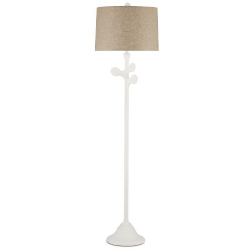 Charny Floor Lamp, Gesso White
