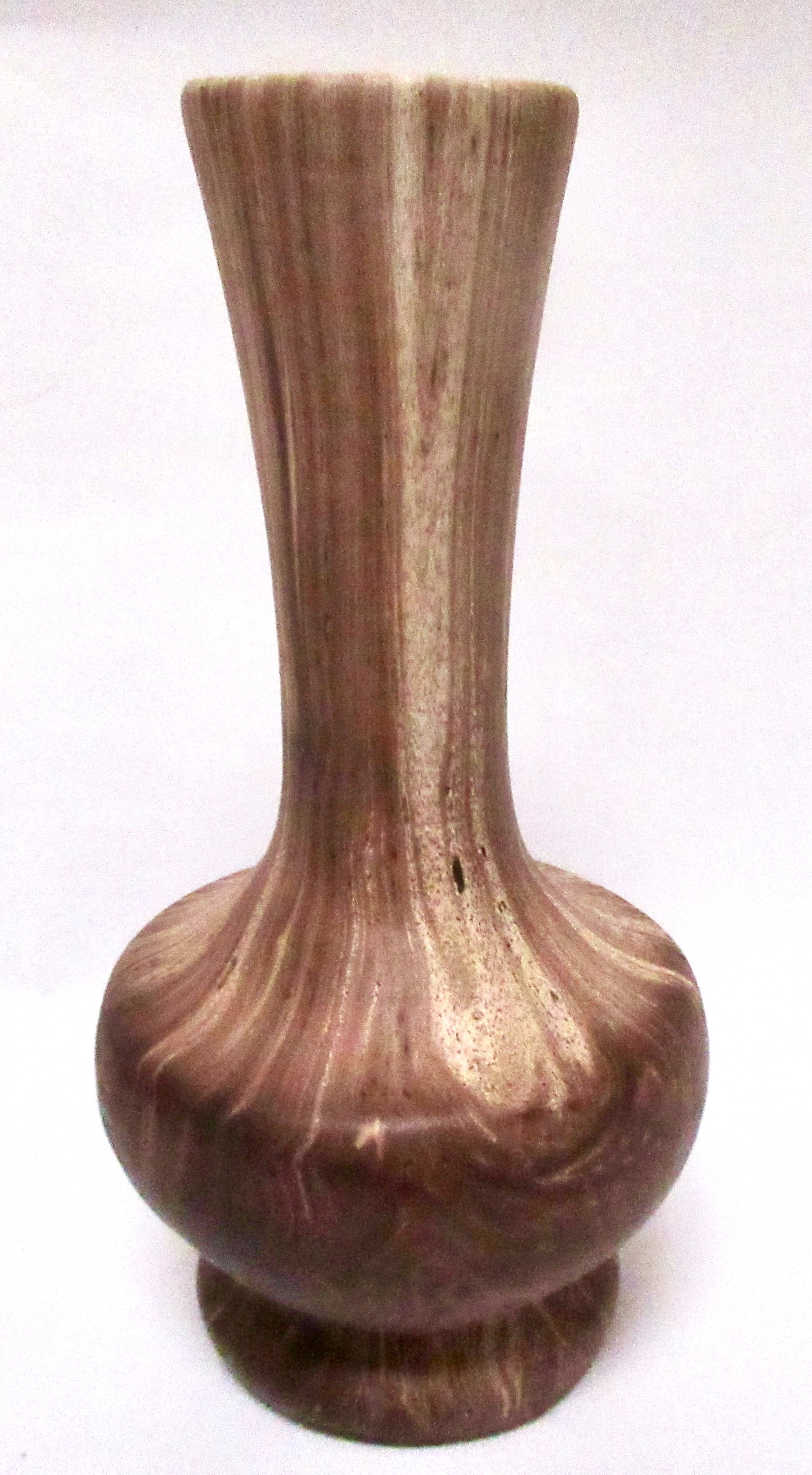American Pottery Faux Bois Vases S/2~P77689918