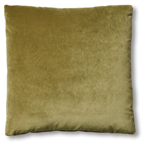 Hazel Pillow, Moss Velvet