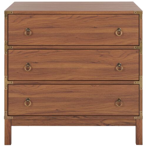 Mirelle 3-Drawer Campaign Chest