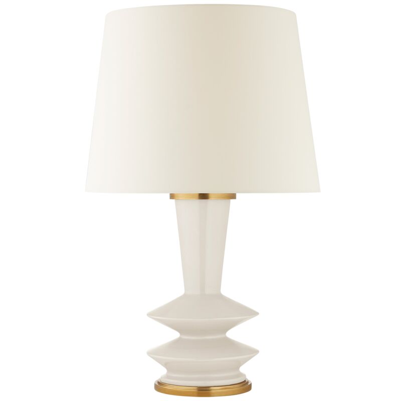 Whittaker Medium Table Lamp, Ivory