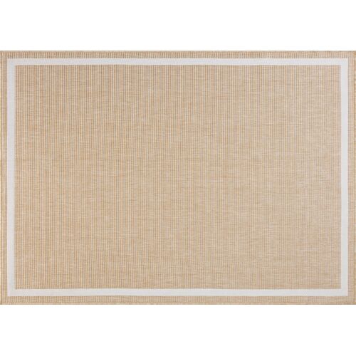 Harris Indoor/Outdoor Rug, Wheat/Ivory