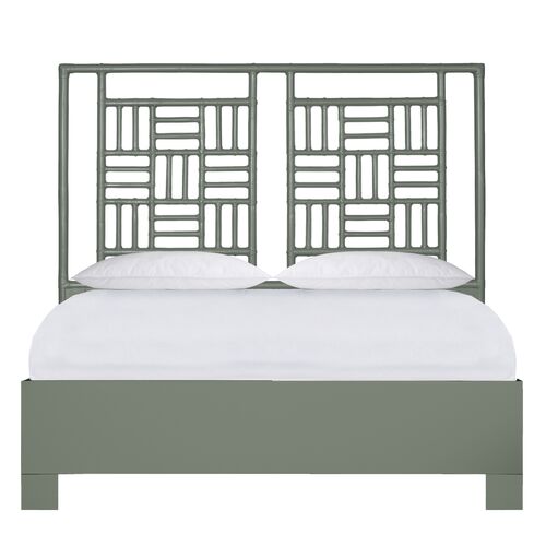 Finn Rattan Platform Bed Finn Rattan Platform Bed