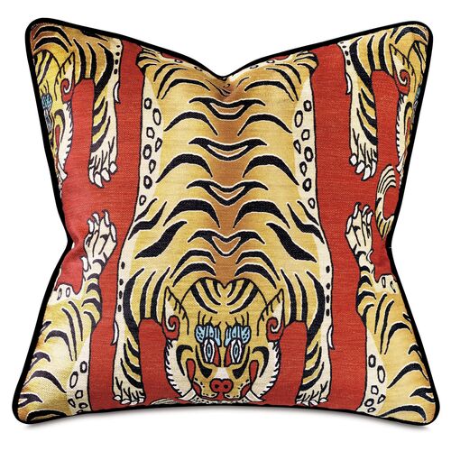 Bodie 18x18 Pillow, Red/Multi~P77634404