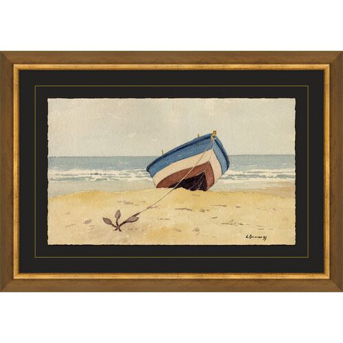 Solitude at Sea's Edge Painting