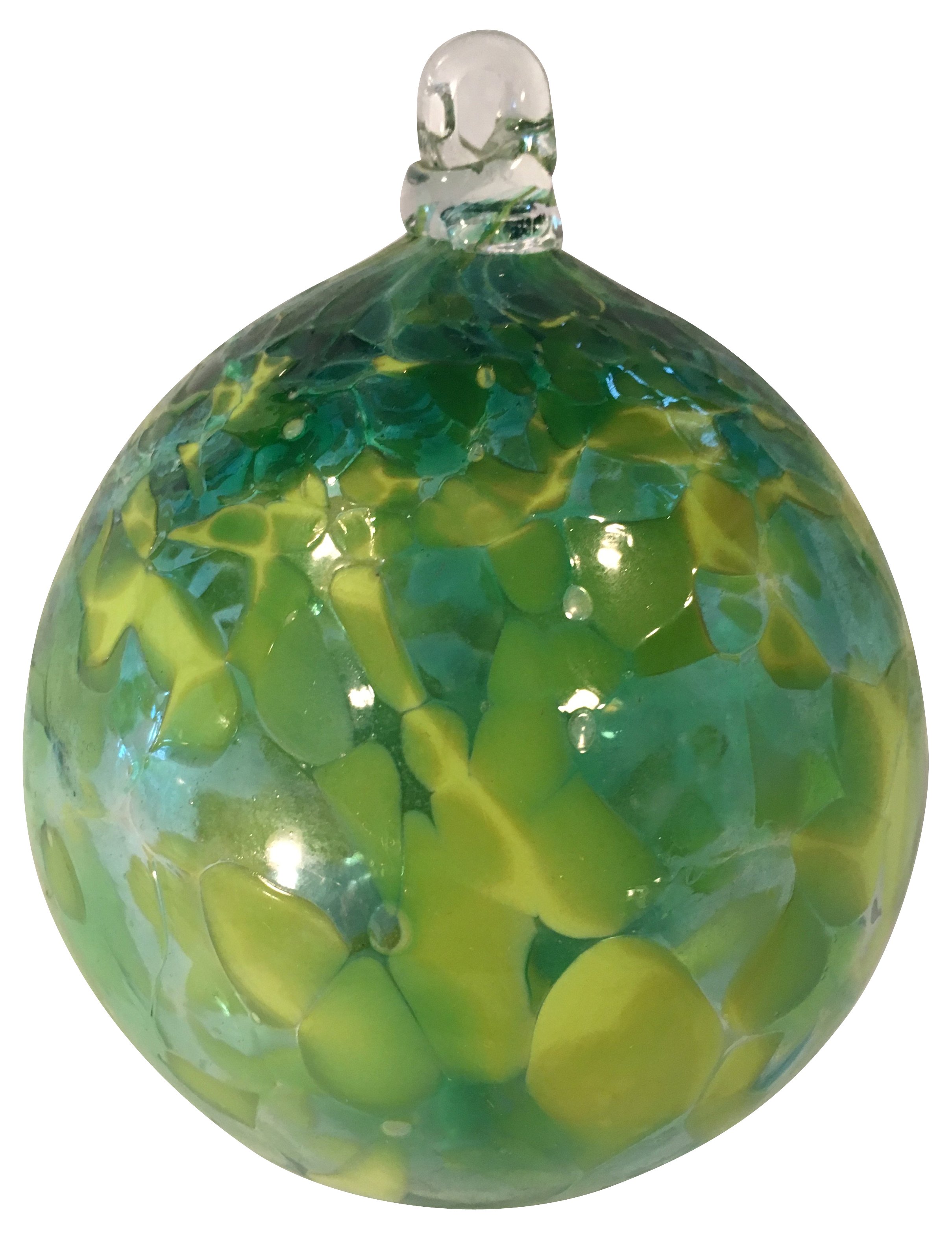 Large Studio Art Glass Sea Green Ball~P77496048