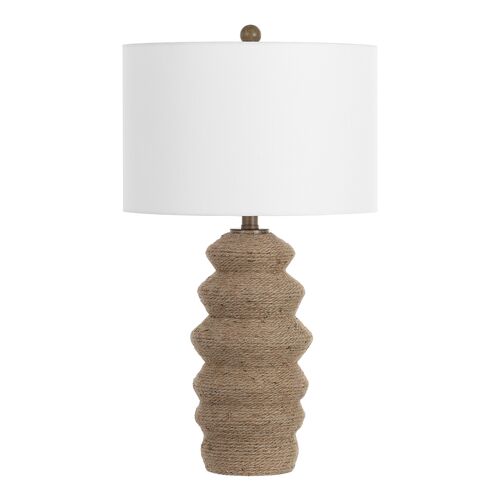 Jaylen 26" Rope Table Lamp, Natural