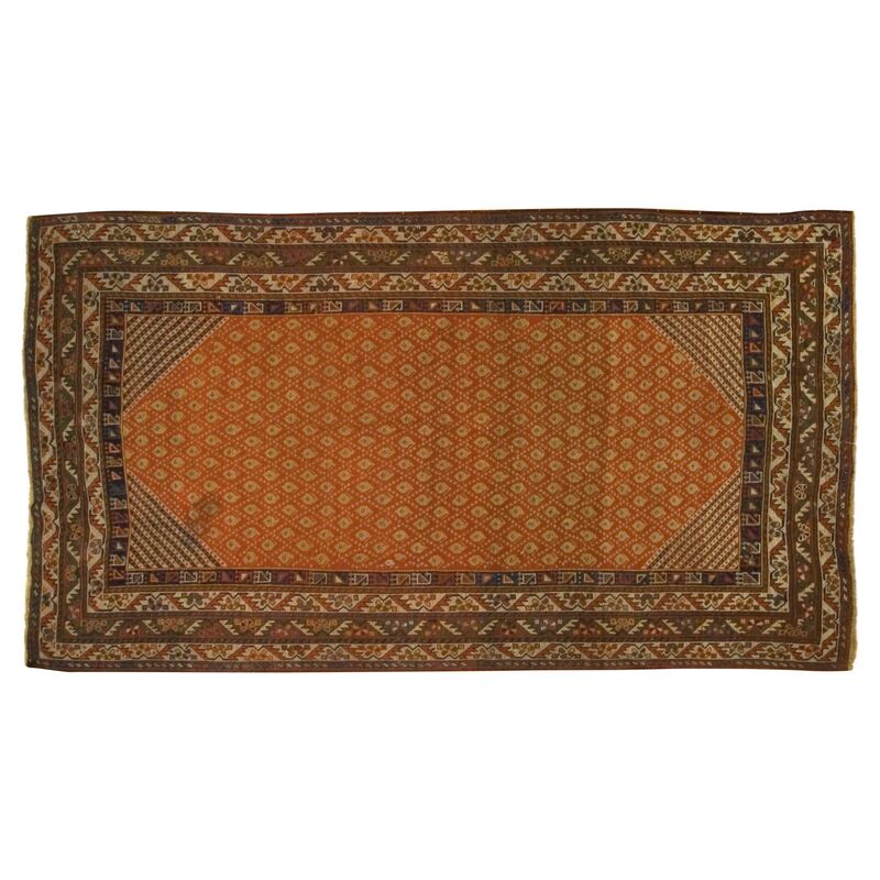 Antique Persian Qashqai Rug, 5' x 9'4
