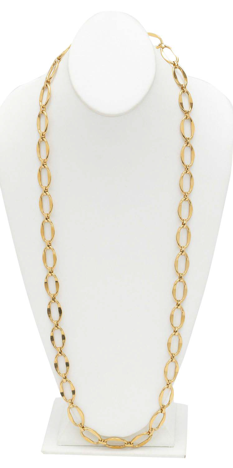 Pierre Cardin 80s Gold Link Chain~P77666579