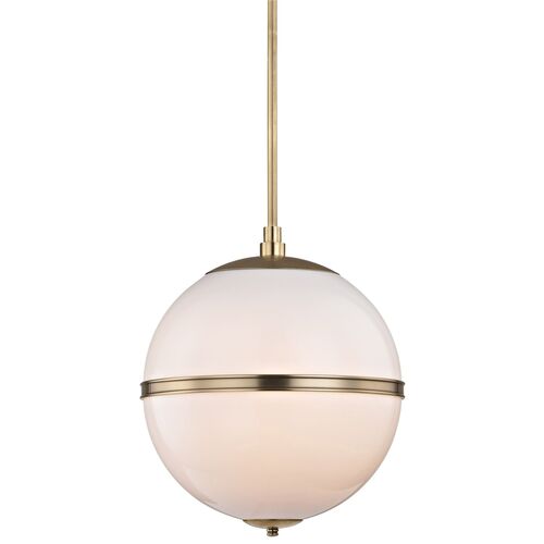 Truax 3-Light Pendant, Brass/Frosted~P77384389
