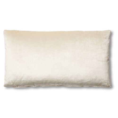 Ada Long Lumbar Pillow, Oyster Velvet~P77483769