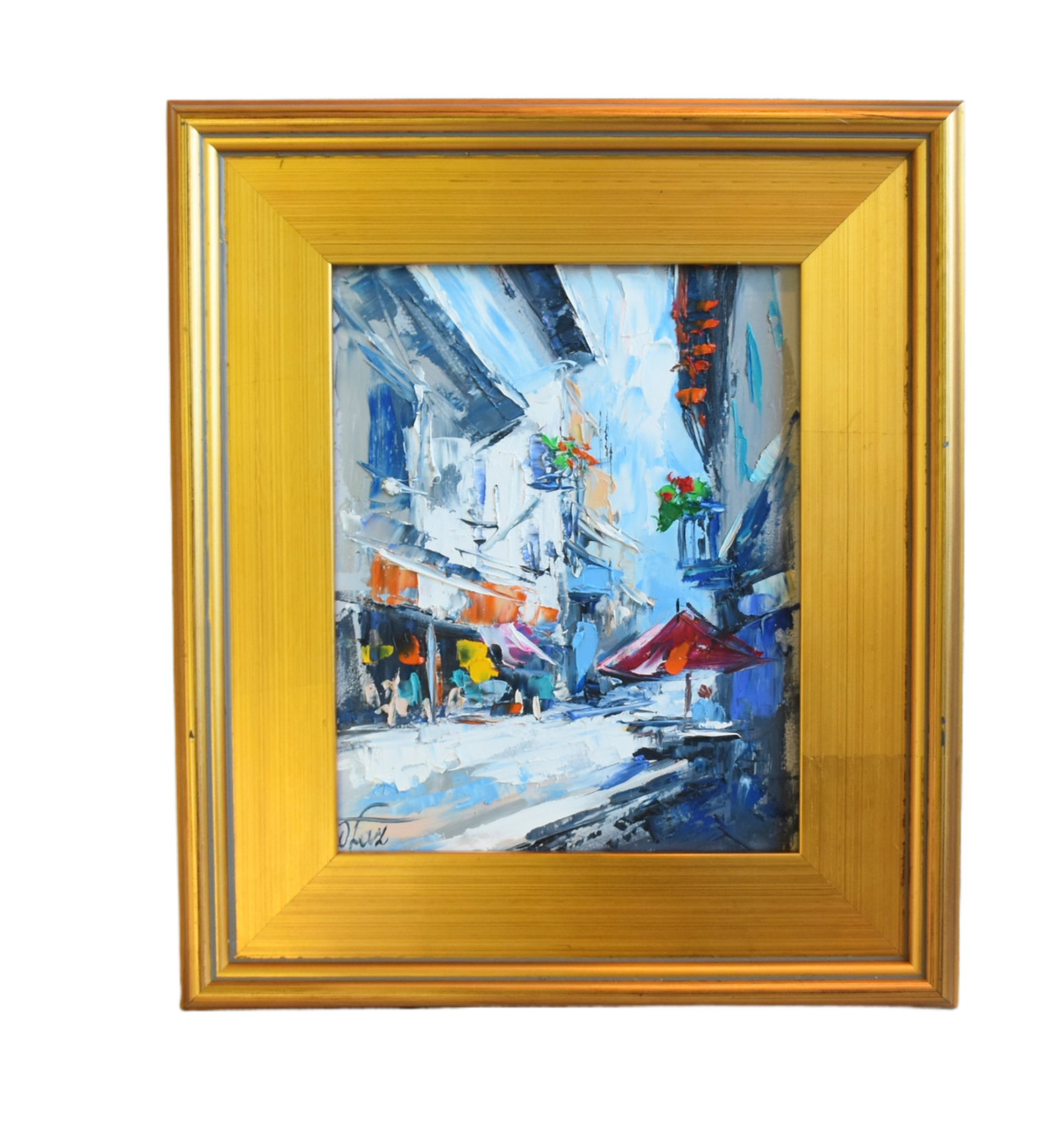 Impressionist Cityscape Oil Painting~P77682114