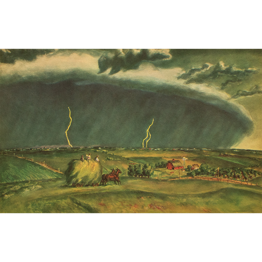 1937 John Steuart Curry, Line Storm~P77629930