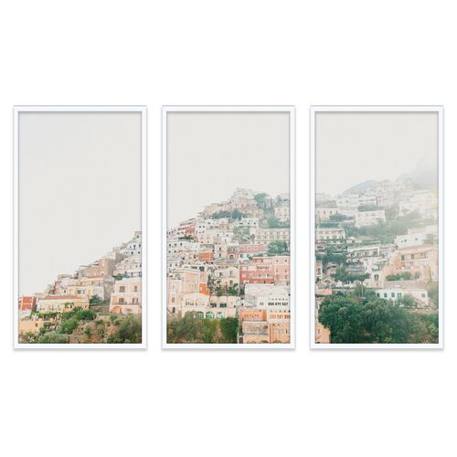 Natalie Obradovich, Terracotta Positano Triptych Photograph