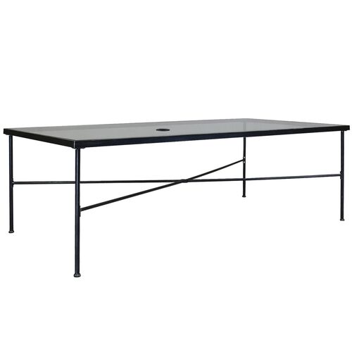 Isla 84" Outdoor Rectangular Dining Table, Rich Pewter~P77040396
