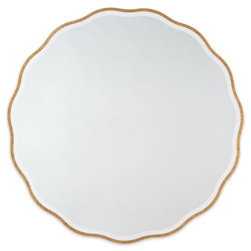 Candice Small Wall Mirror, Gold~P77622441