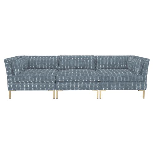 Marceau Modular Sofa, Shibori Indigo~P77501801