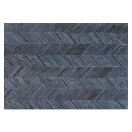 Enfield Hide Rug, Blue~P77323332