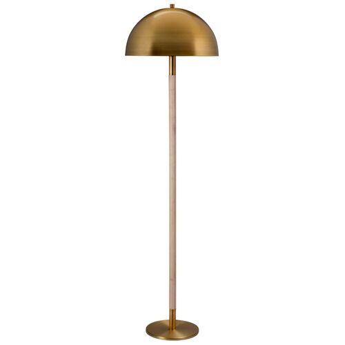 Merlin Floor Lamp, Brass