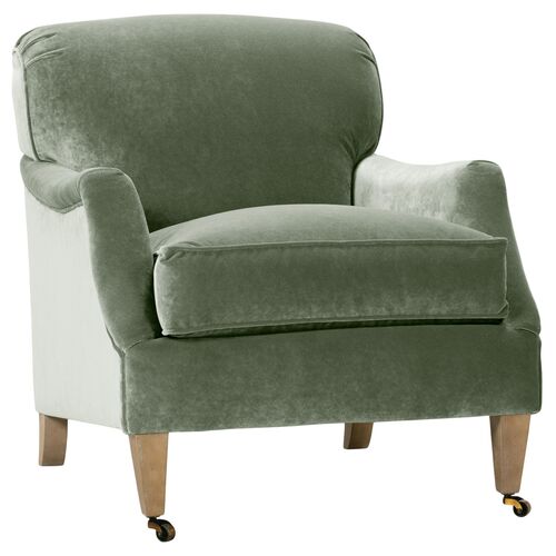 Elodie Velvet Accent Chair