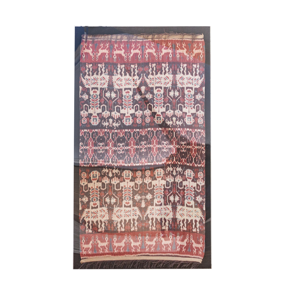 Large Antique Framed Sumatran Ikat~P77678122