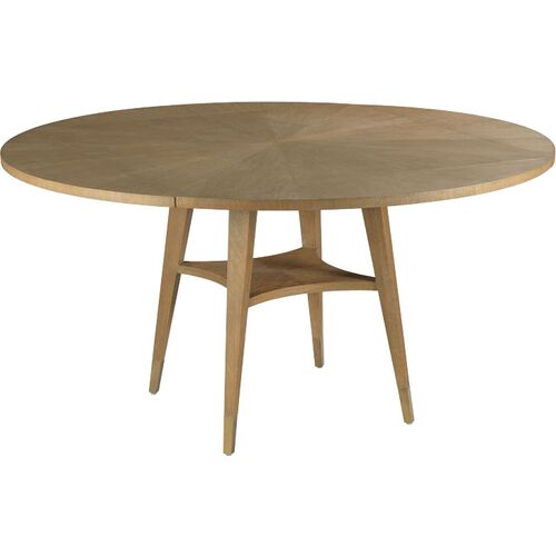 Fraya Round Expandable Dining Table, Natural~P77654561
