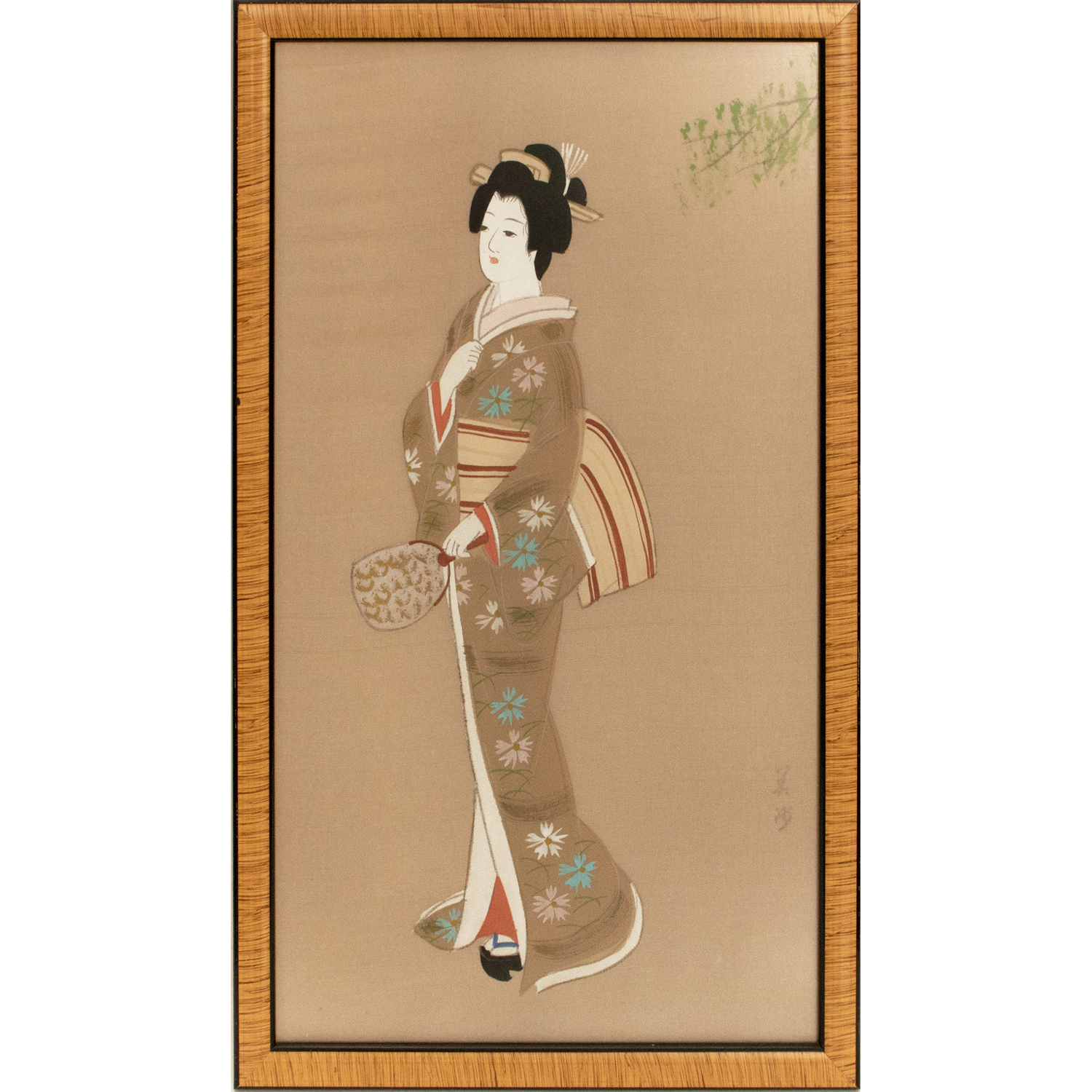 20th C. Japanese Painting on Silk~P77673555