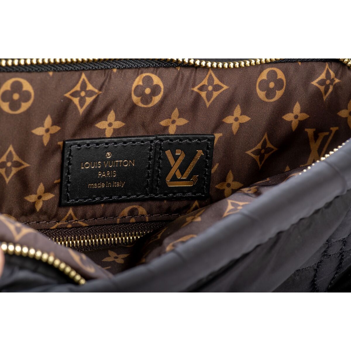 Louis Vuitton Limited Black Puffer Monogram Pillow Backpack