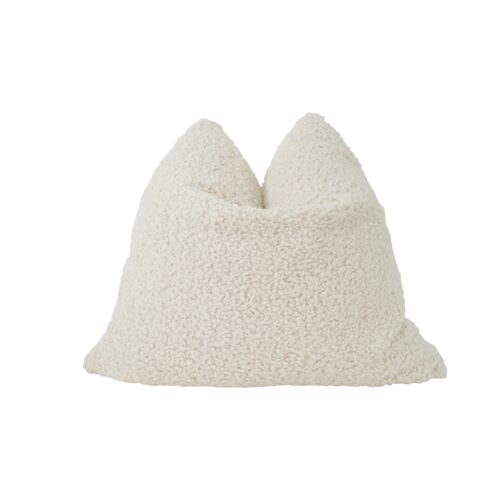 Cream Luxe Shearling Pillow, 24"x24"~P77653518
