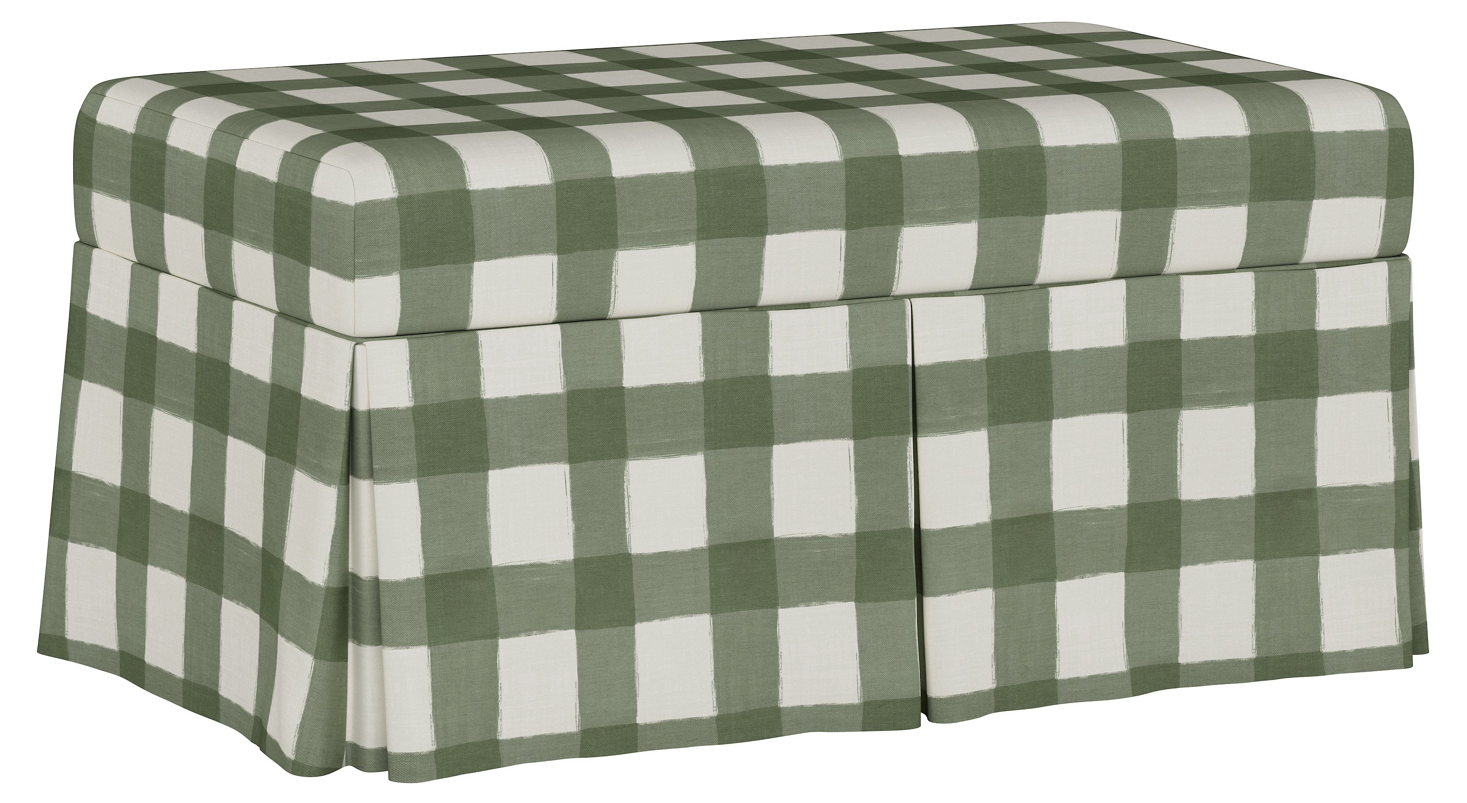 Hayworth Storage Bench, Gingham One Kings Lane