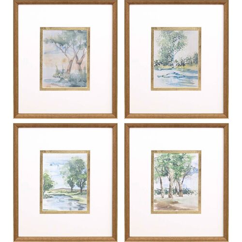 S/4 Along the Way I Framed Landscape Art S/4 Along the Way I Framed Landscape Art