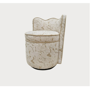 Emma Accent/Vanity Chair, North Oaks Ivory Crypton