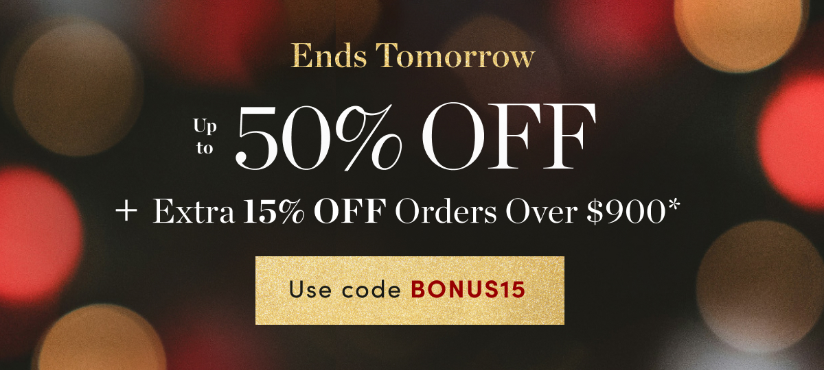 Up to 50 Percent Off Sitewide