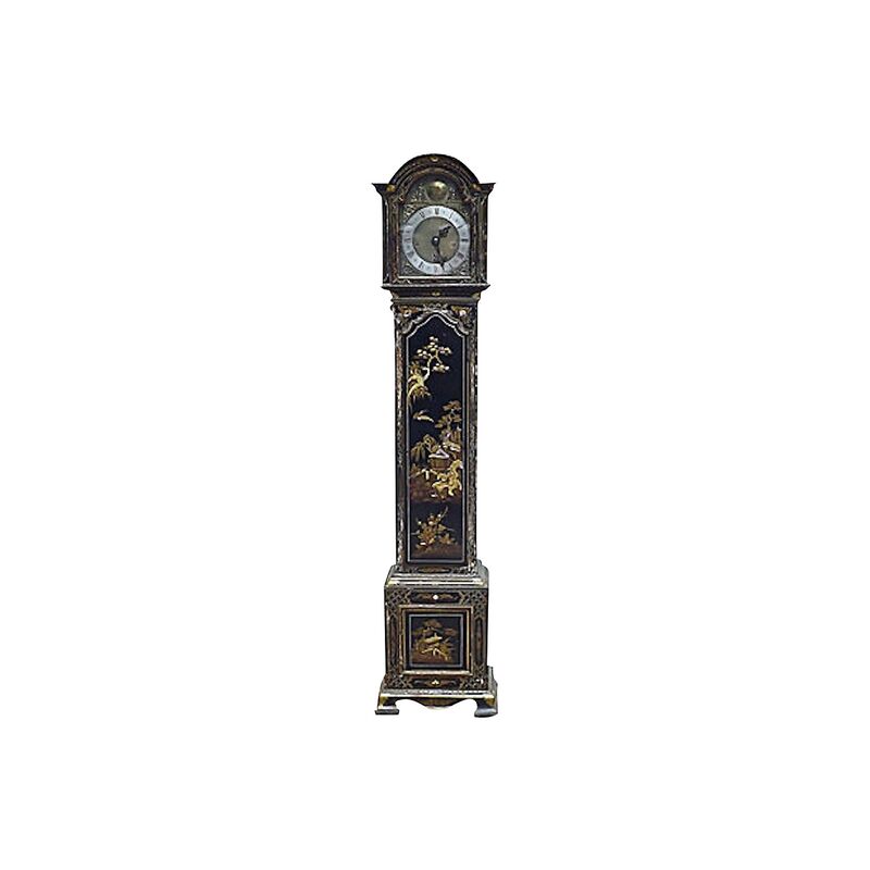 Antique Chinoiserie Grandmother Clock