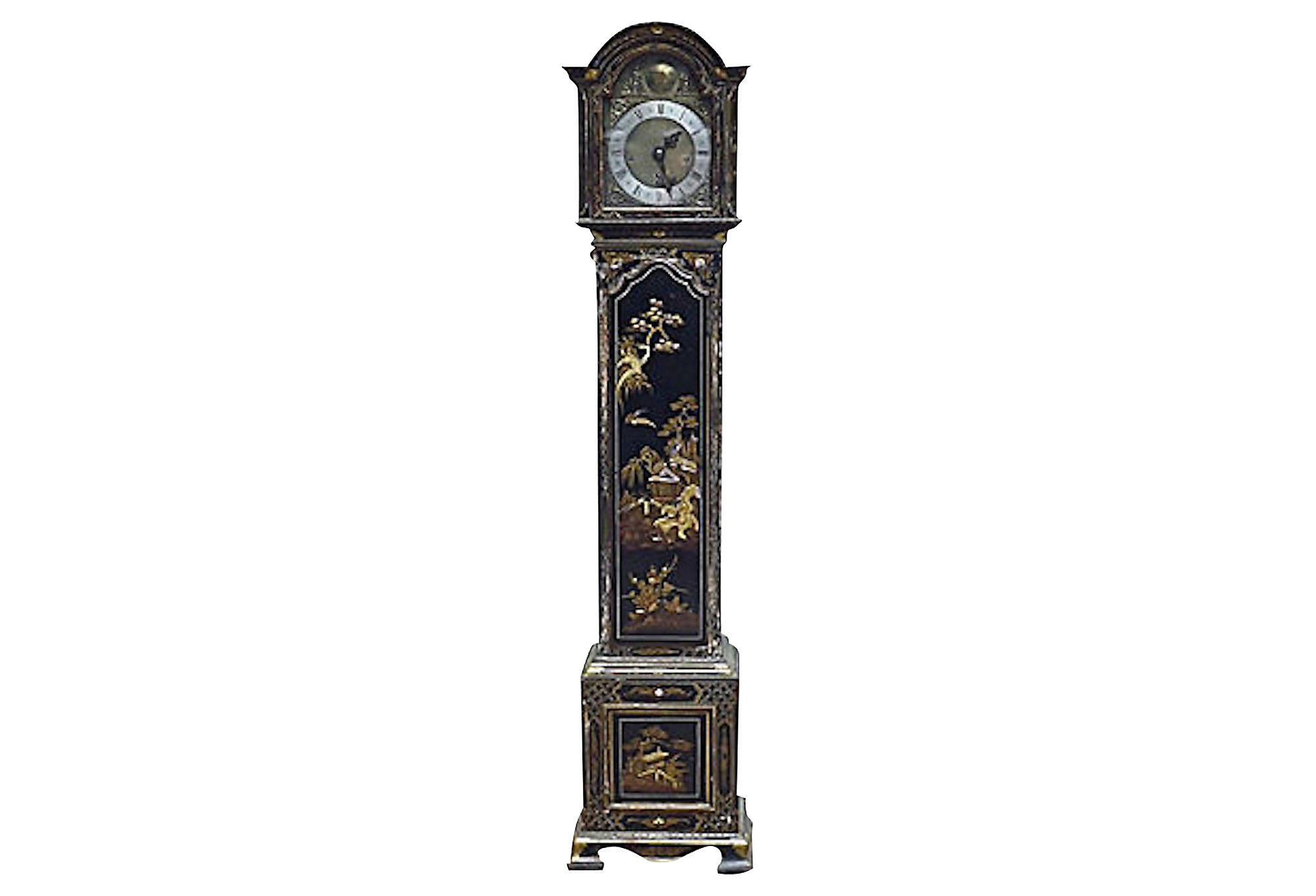 Antique Chinoiserie Grandmother Clock~P77473671