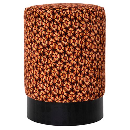 Thanda Tortoise Velvet Pouf
