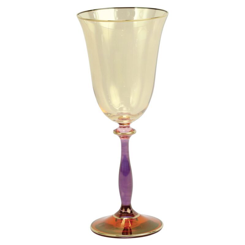 Regalia Deco Red Wineglass