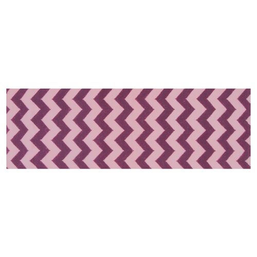 Valencia Flat-Weave Rug, Berry~P75761241
