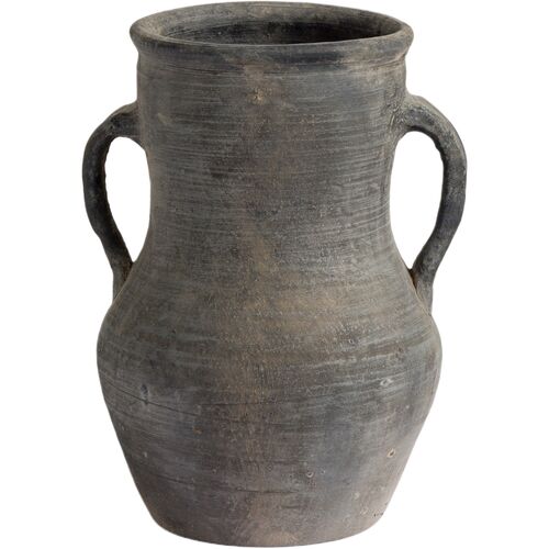 Malibu Ceramic Vase, Brown Malibu Ceramic Vase, Brown