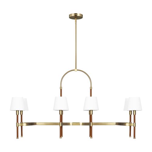 Katie Linear Chandelier, Time Worn Brass