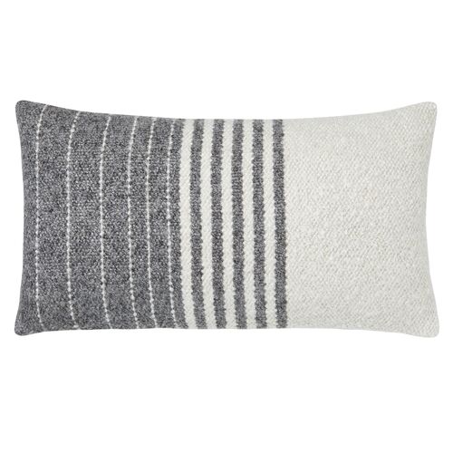 Chalet Block 12x24 Pillow, Winter White Chalet Block 12x24 Pillow, Winter White